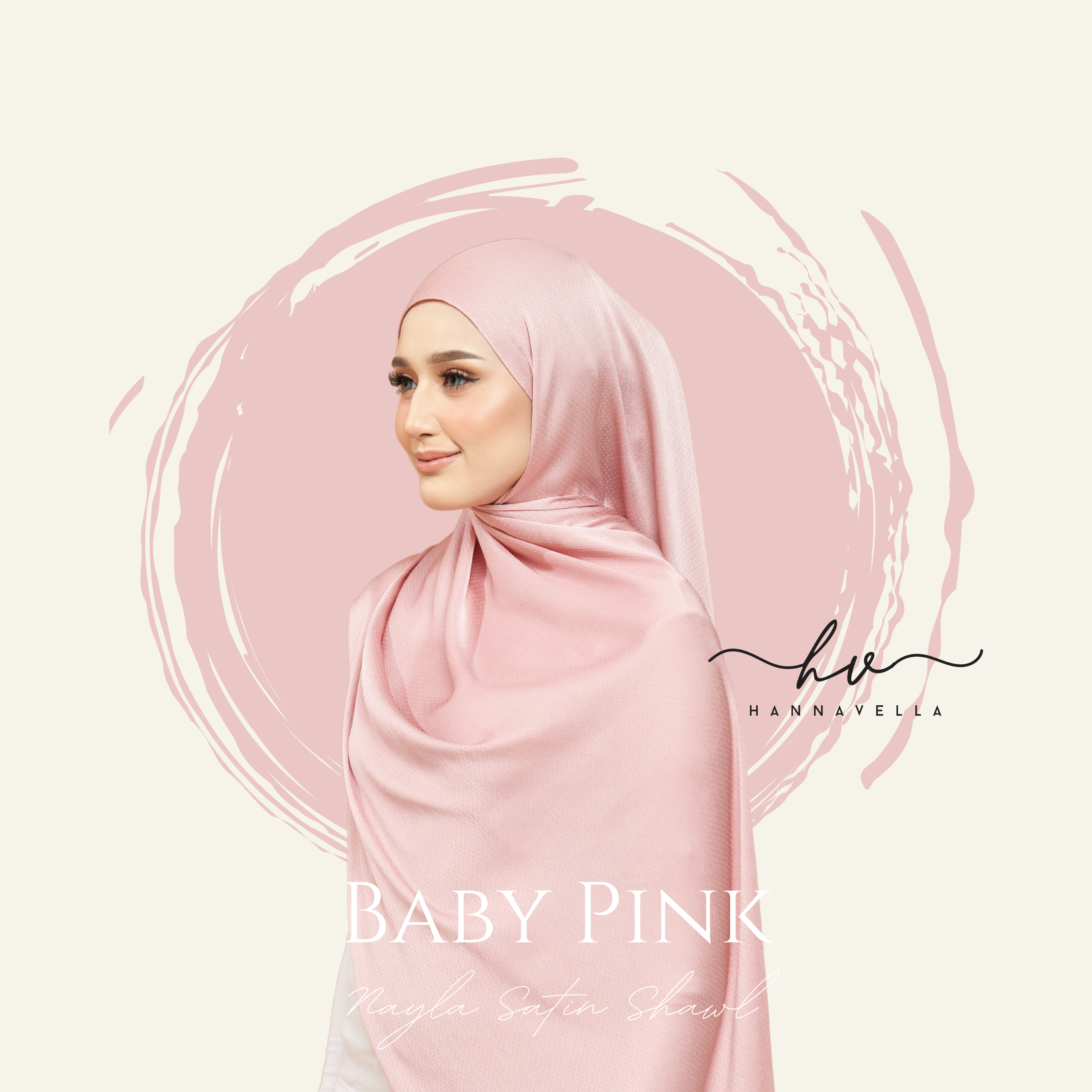 NAYLA SATIN IN BABY PINK